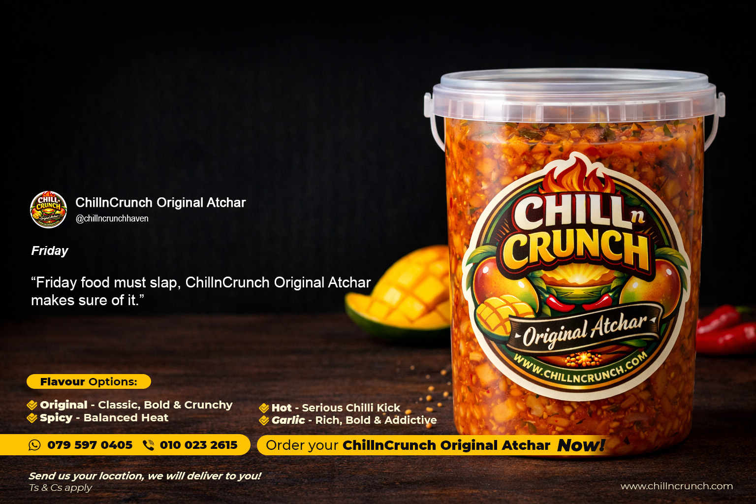 Friday quote - ChillnCrunch Original Atchar